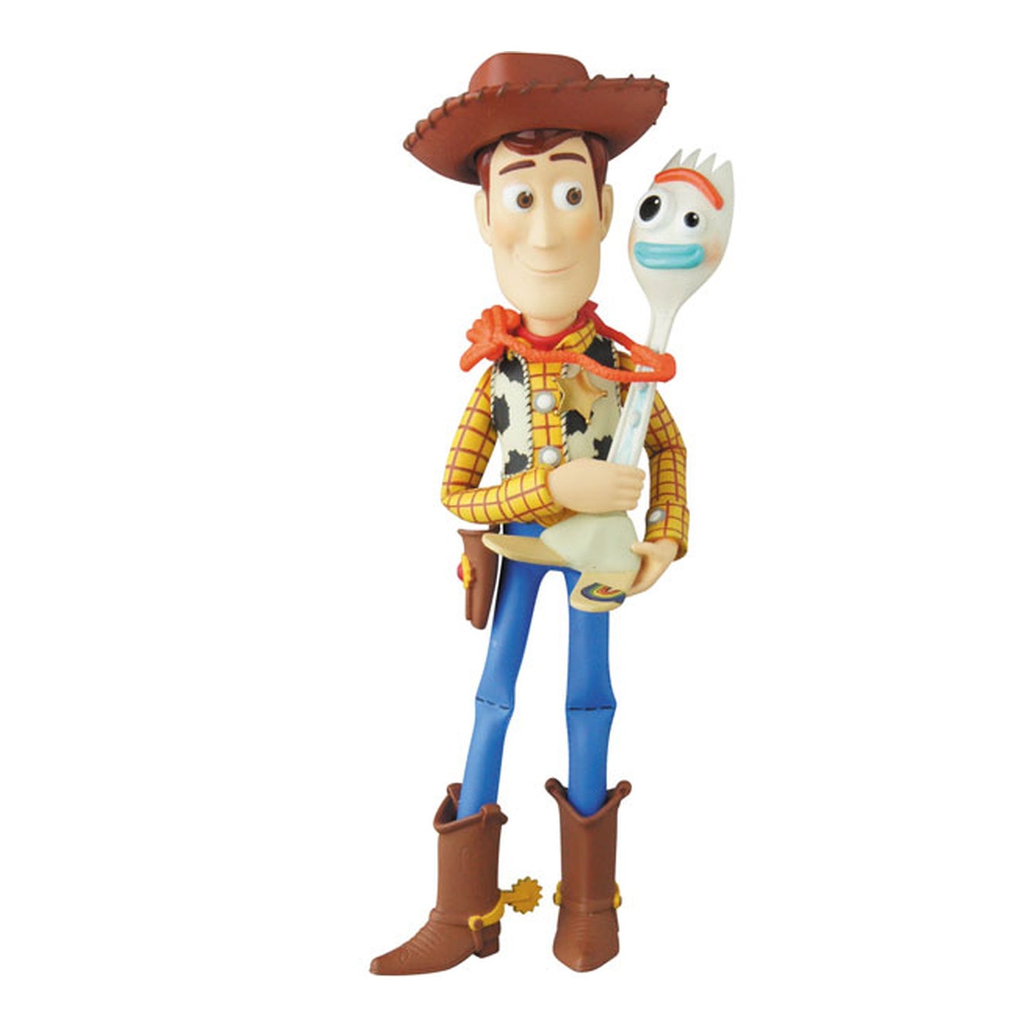 Ultra Detail Figure No.500 UDF TOY STORY 4 WOODY & FORKY - Image 1