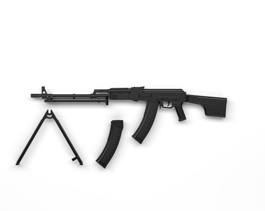 LittleArmory RPK74M Type 1/12 Plastic Model - Image 2