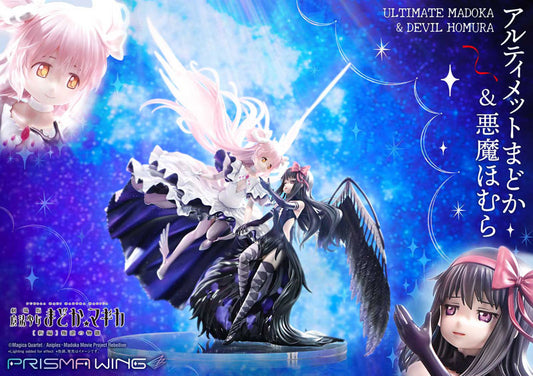 PRISMA WING 1/7 Puella Magi Madoka Magica Rebellion Ultimate Madoka & Devil Homura Figure - Image 2
