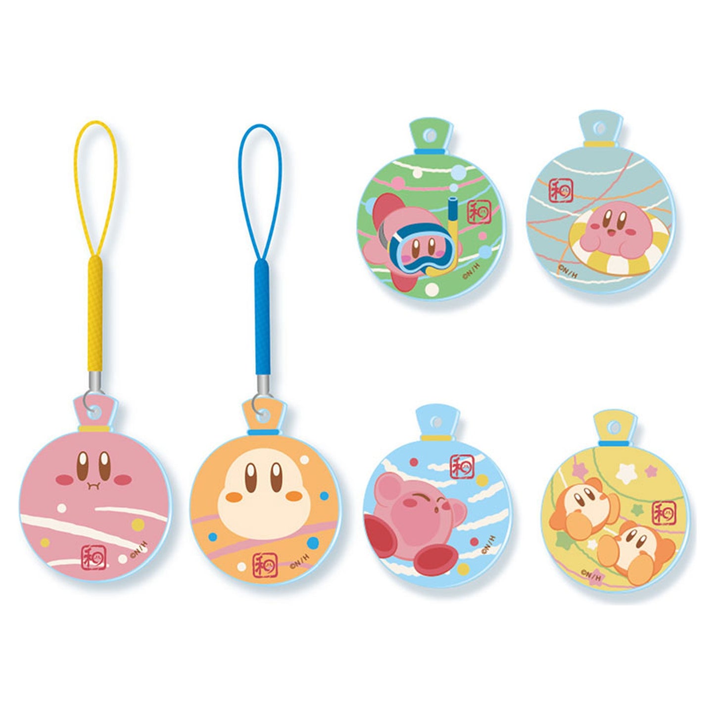 Kirby FuwafuWa Collection Water Balloon Netsuke 6 Pack BOX - Image 1