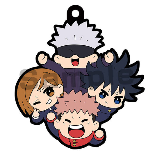 Rubber Mascot Buddy Colle Jujutsu Kaisen Vol.2 6Pack BOX - Image 2
