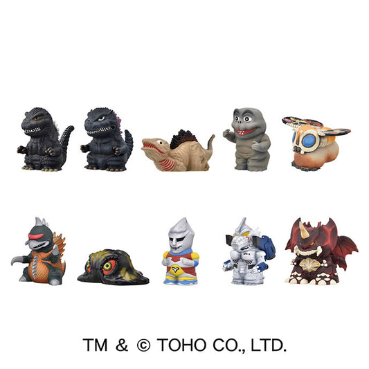 Godzilla Sofubi Puppet Mascot 2 10Pack BOX - Image 2