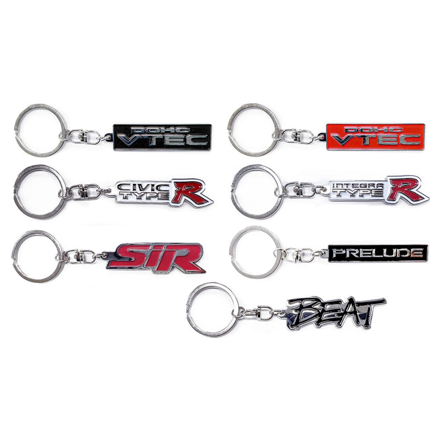 Honda Car Emblem Metal Keychain Collection 8Pack BOX - Image 1