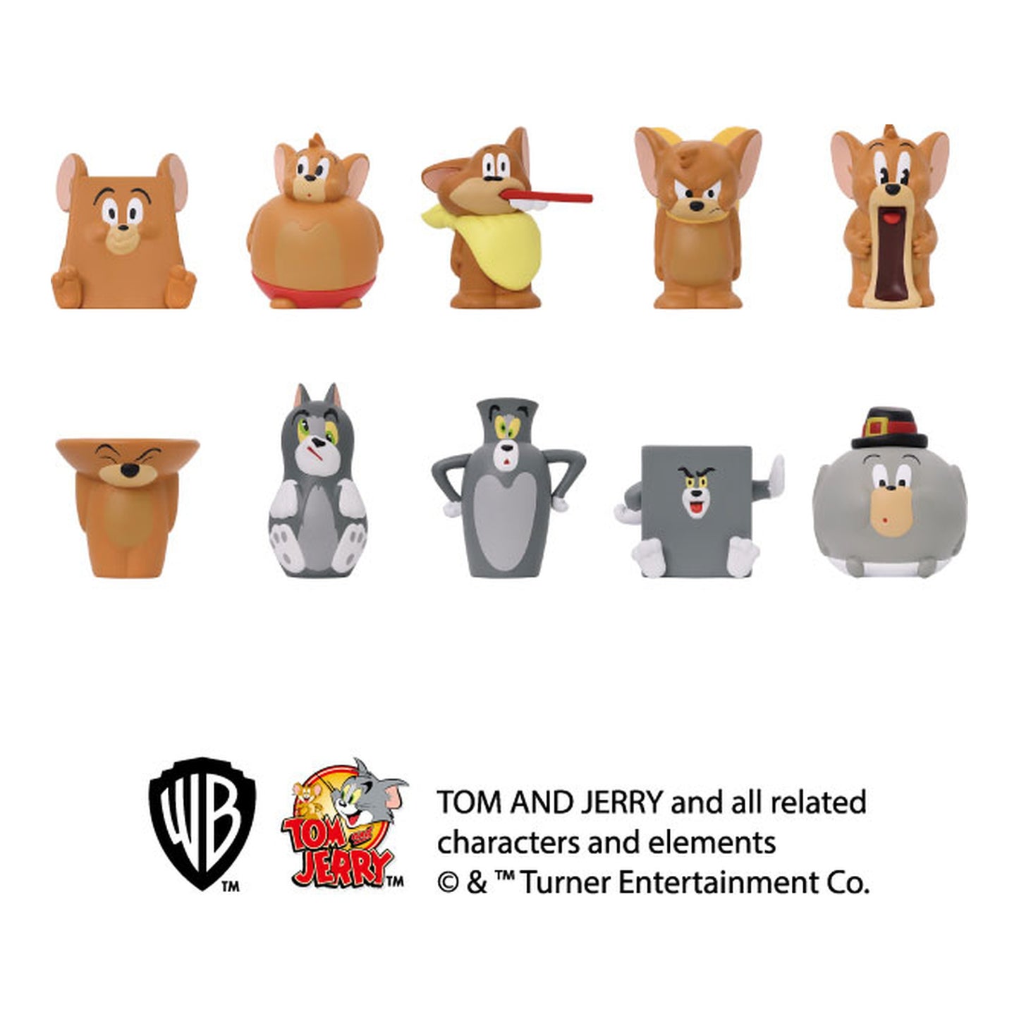 Tom and Jerry Soft Vinyl Puppet Mascot 10Pack BOX - Image 1