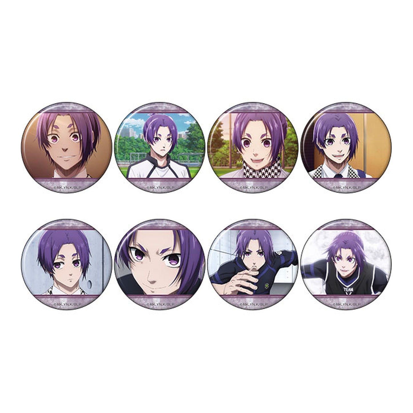 Movie Bluelock -EPISODE Nagi- Reo Mikage Oshi Chara Badge Collection (8 Pack Box) - Image 1