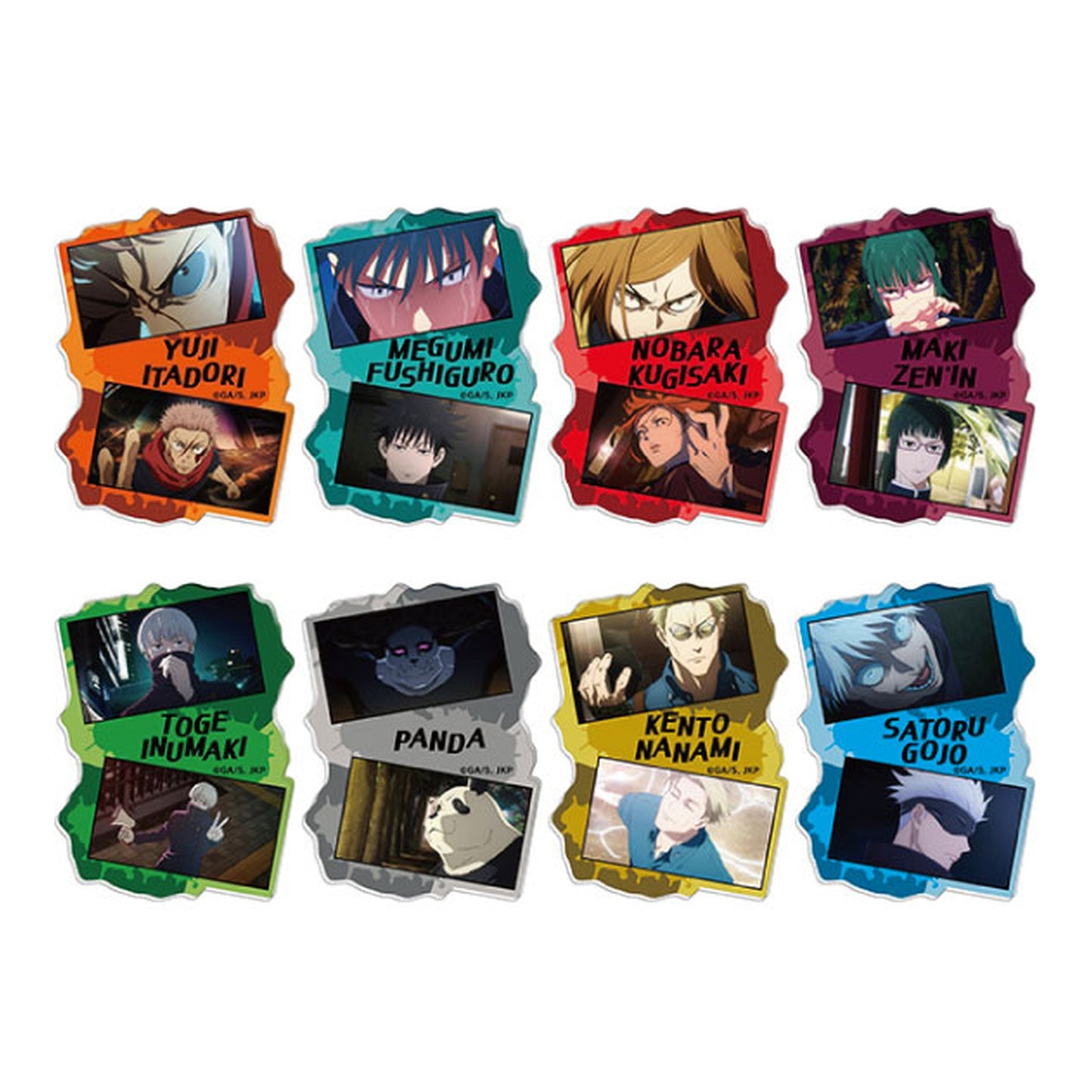 Jujutsu Kaisen Season 2 Acrylic Magnet Collection Vol.2 Shibuya Incident 8Pack BOX - Image 1