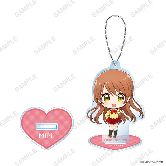 "Gokujyo!! Mechamote Iincho" Trading 2way Mini Acrylic Stand 5Item Set - Image 2