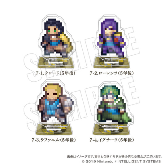 Fire Emblem: Three Houses Pixel Art Acrylic Figure Collection Vol.7 8Pack BOX - Image 2