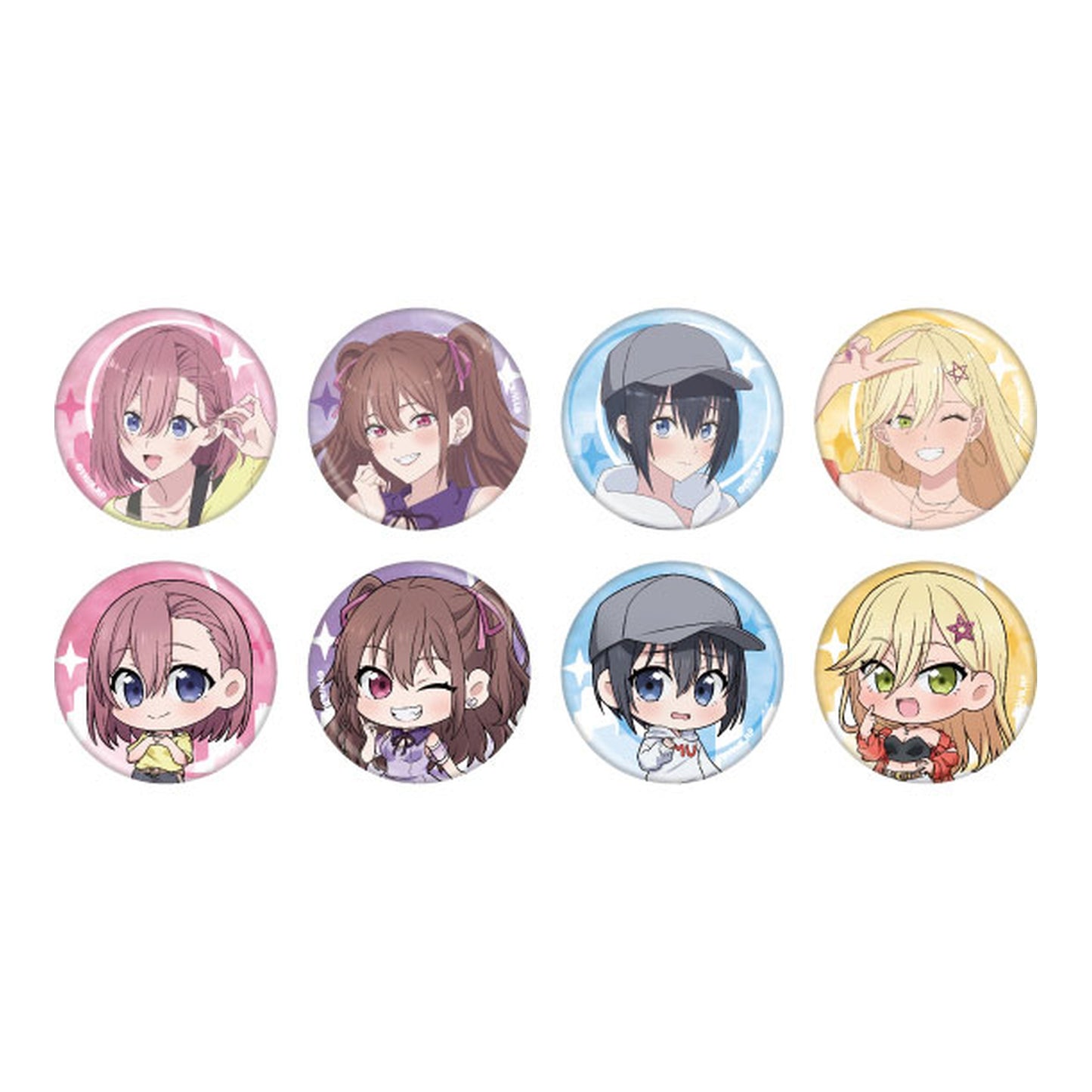 2.5 Dimensional Seduction Chara Badge Collection 8Pack BOX - Image 1