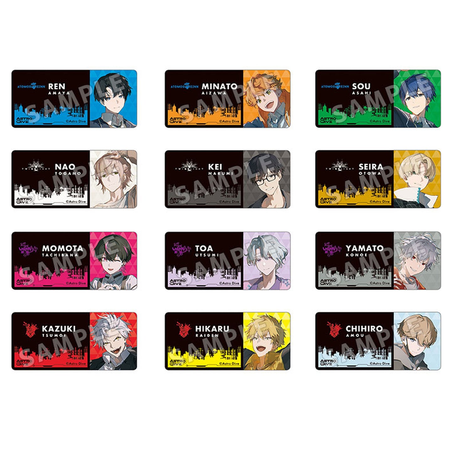 Astro Dive Trading Acrylic Name Badge 12Pack BOX - Image 1