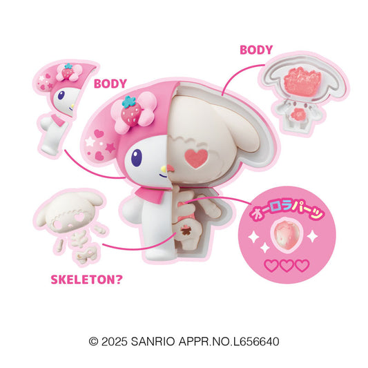 Dissection Puzzle FANTASY Sanrio Characters My Melody / Kuromi 4Pack BOX - Image 2