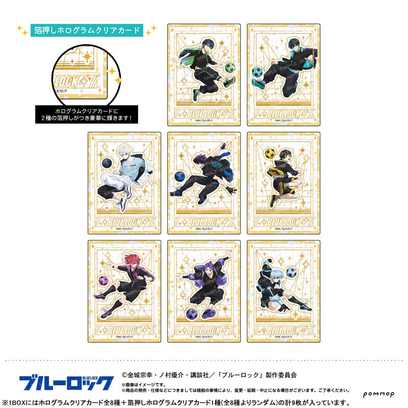 Bluelock Hologram Clear Card Collection -Night Soccer- 9Pack BOX - Image 3