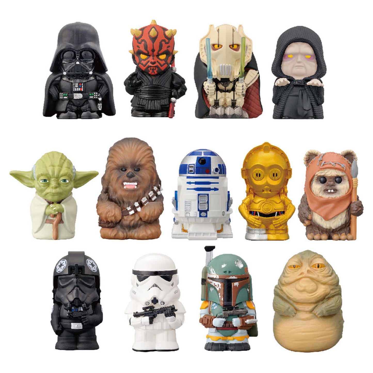 Star Wars Soft Vinyl Puppet Mascot Selection 13Pack BOX - Image 1