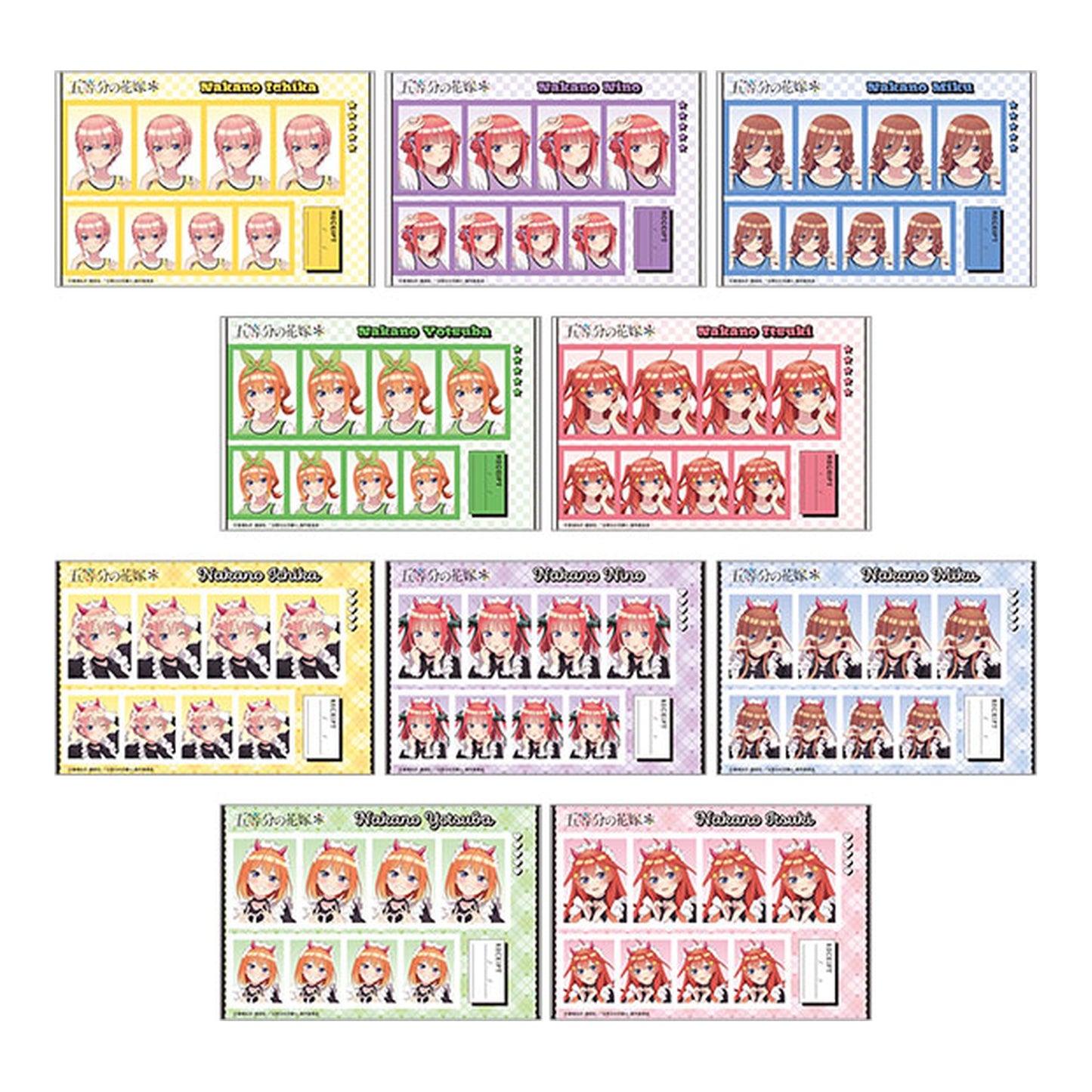 The Quintessential Quintuplets ID Photo Studio 10Pack BOX - Image 1