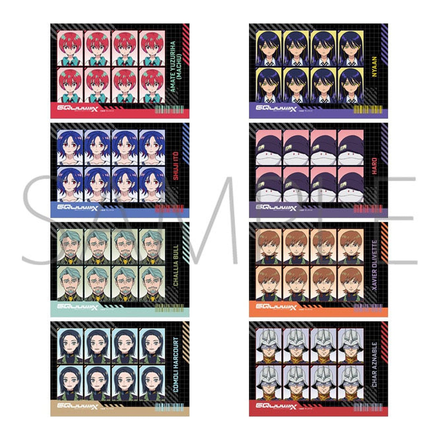 Mobile Suit Gundam GQuuuuuuX ID Photo Studio 8Pack BOX - Image 1