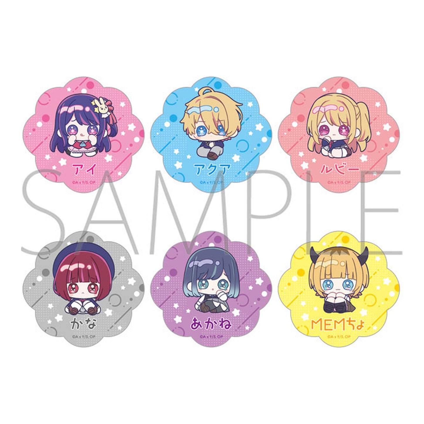 Oshi no Ko Name Badge Collection Mini Pienzu 6Pack BOX - Image 1