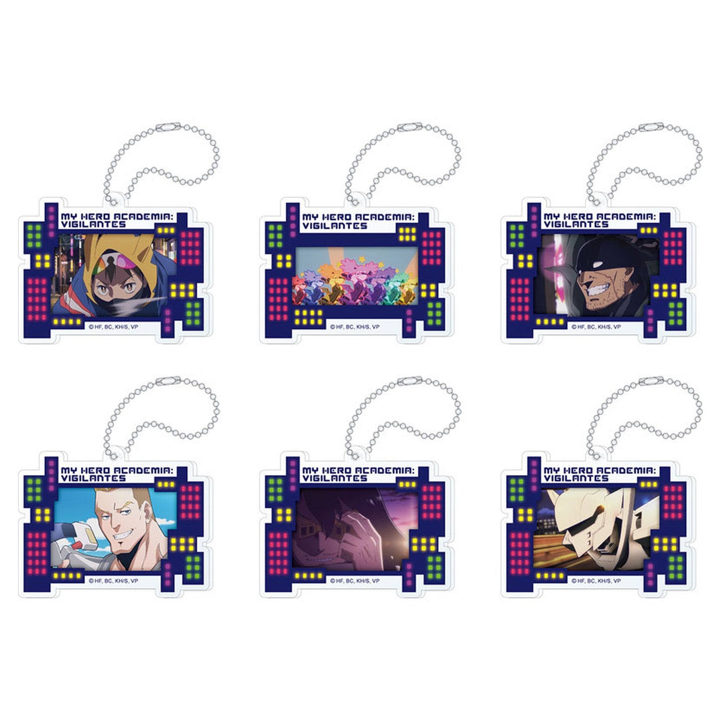 My Hero Academia: Vigilantes ILLEGALS Trading Acrylic Keychain OP ver. 6Pack BOX - Image 1