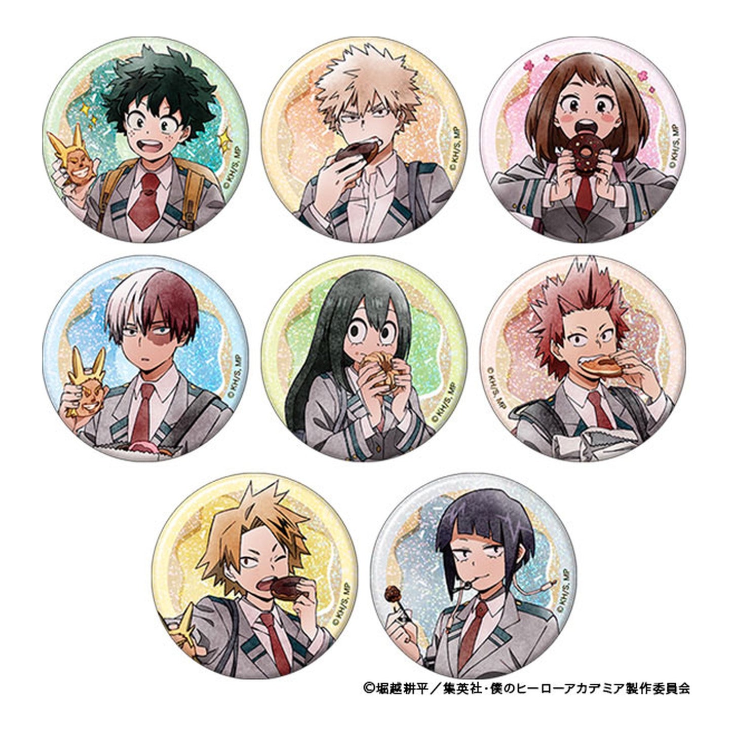 My Hero Academia Holo Badge Collection 8Pack BOX - Image 1