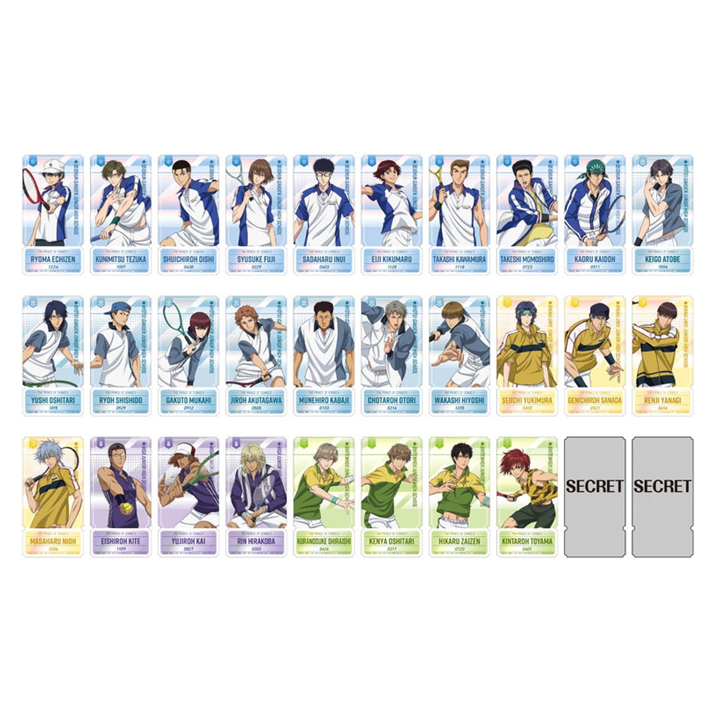 Ticket-like Collection The New Prince of Tennis 20Pack BOX - Image 1