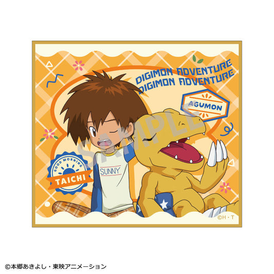 Digimon Adventure Trading Mini Shikishi Waking Up 12Item Set - Image 2