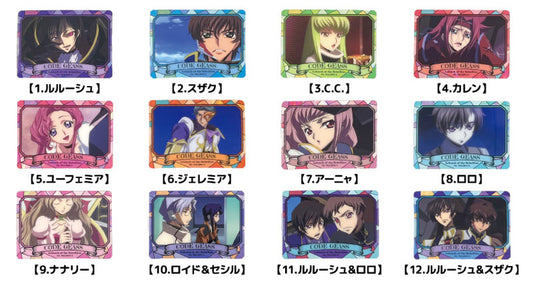 Code Geass: Lelouch of the Rebellion Trading Holo Clear Card 12Pack BOX - Image 2