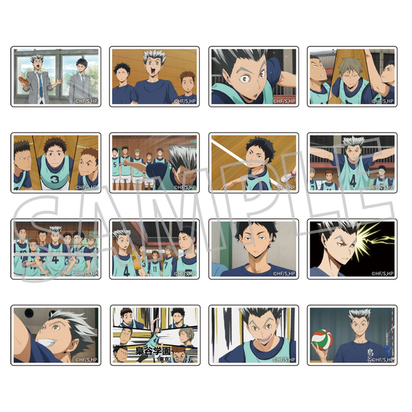 Haikyuu!! Custom Magnet Collection Fukurodani Academy High School 8Pack BOX - Image 1