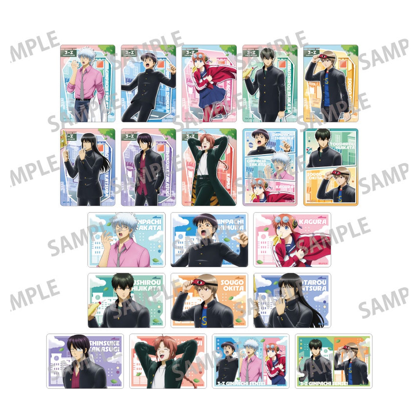3-nen Z-gumi Ginpachi-sensei Picharm Scene of Going to School 10Pack Set - Image 1