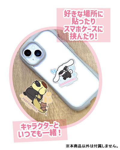 Sanrio Characters Acrylic Sticker Manekkoode Spy Ver. 11Pack BOX - Image 3