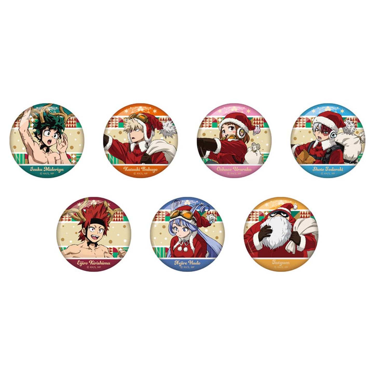 My Hero Academia Tin Badge Collection 7Pack BOX - Image 1