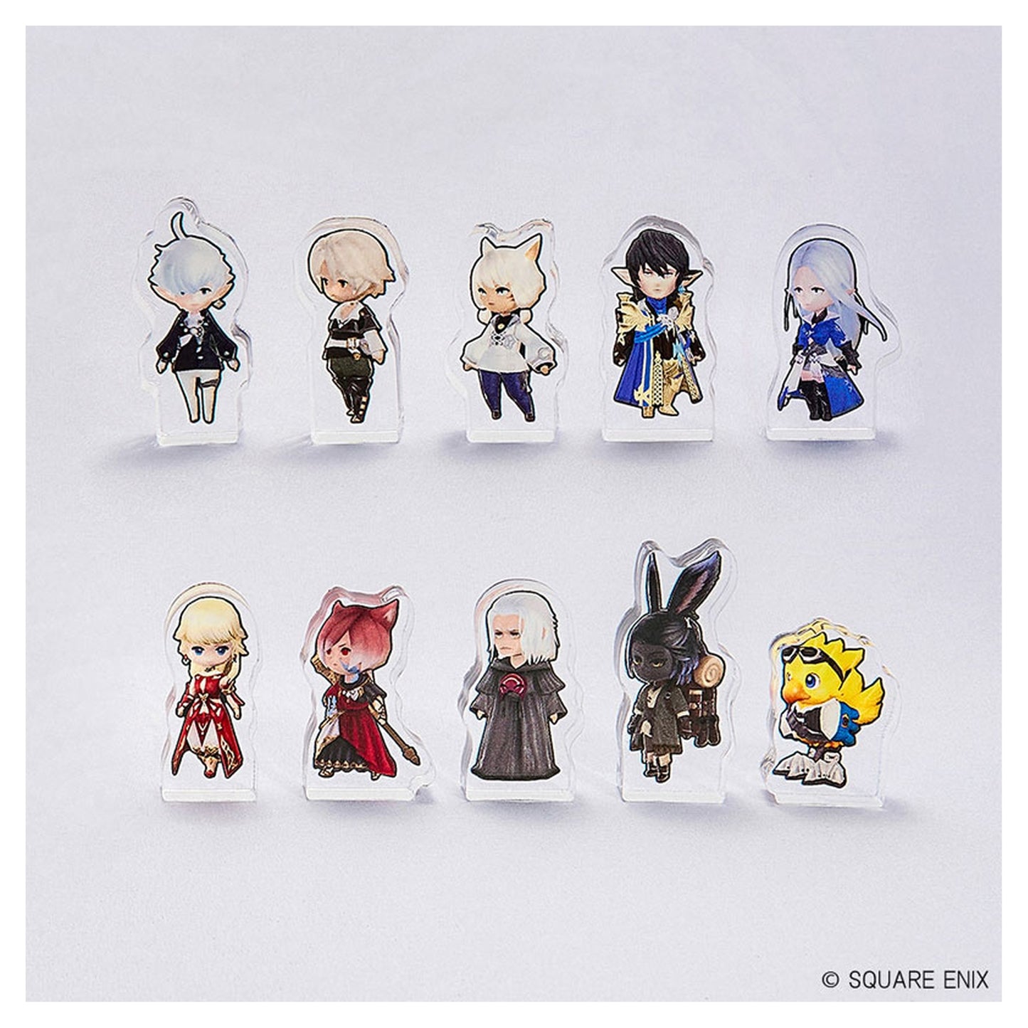 Final Fantasy XIV Mini Acrylic Block Collection Vol.1 10Pack BOX - Image 1