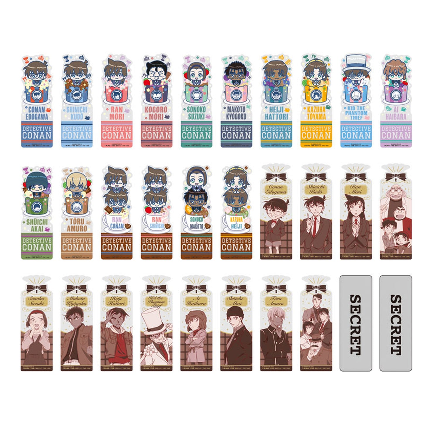 Detective Conan Bookmark Collection Vol.4 (2 Items Per Pack, 20 Packs Per Box) - Image 1