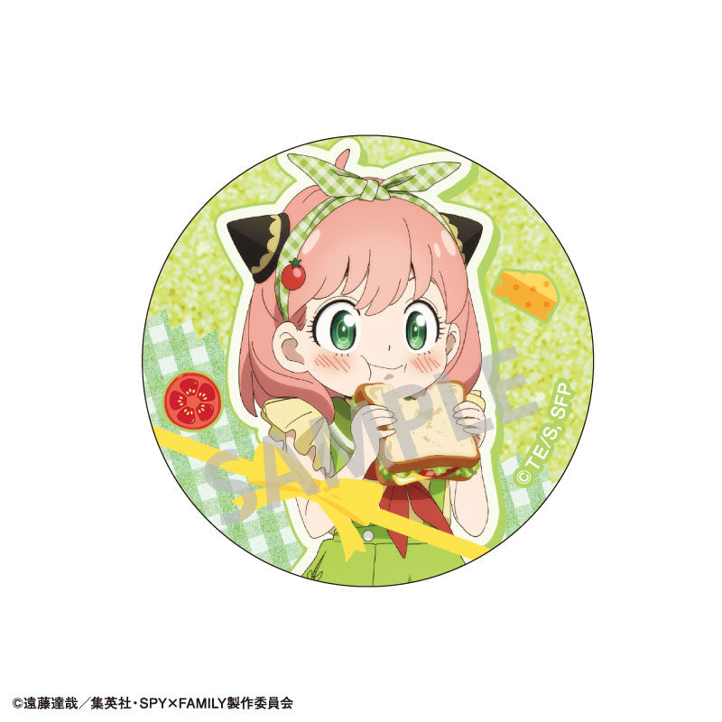 Spy x Family Trading Glitter Tin Badge Food 6Pack BOX - Image 7