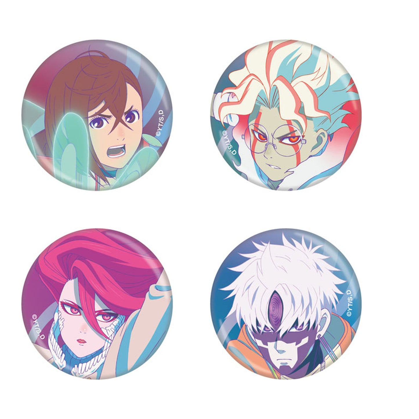 Dandadan Chara Badge Collection 4Pack BOX - Image 1