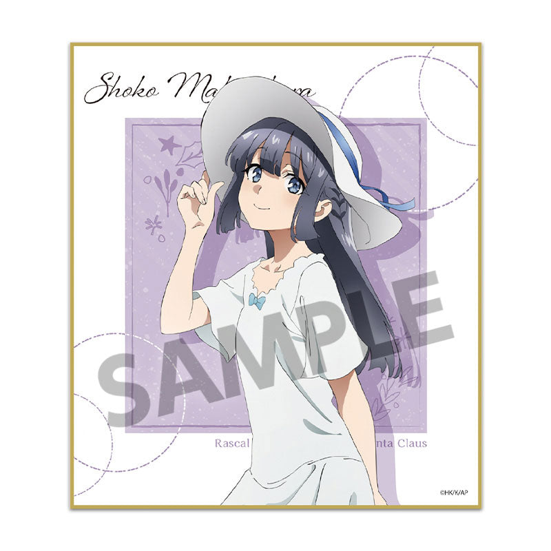Rascal Does Not Dream of Santa Claus Trading Mini Shikishi 12Pack BOX - Image 13