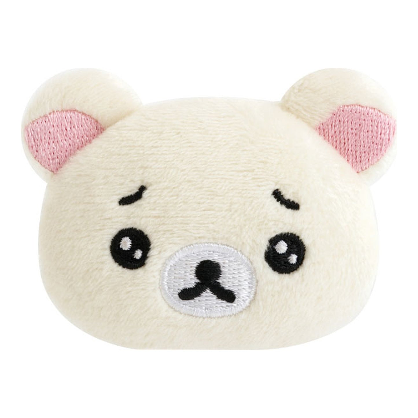 Rilakkuma Emoji-zu Plush Badge Korilakkuma - Image 1