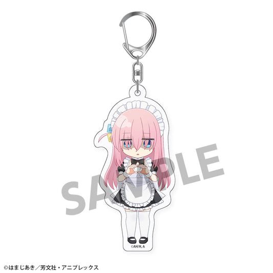 Pic-Lil! BOCCHI THE ROCK! Trading Acrylic Keychain Maid ver. 10Pack BOX - Image 2