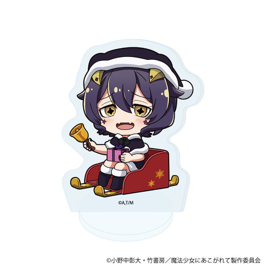 Acrylic Puchi Stand Gushing over Magical Girls 03/ Mini Chara Illustration 8Pack BOX - Image 2