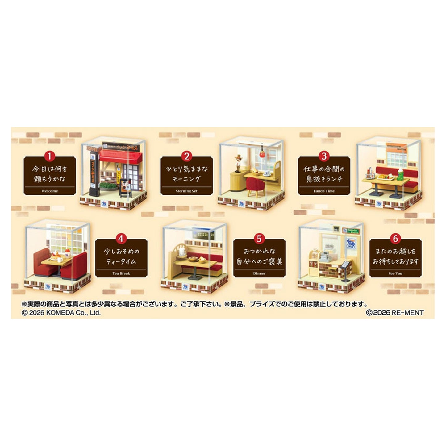 Terrarium Collection Komeda Coffee Shop 6Pack BOX - Image 1