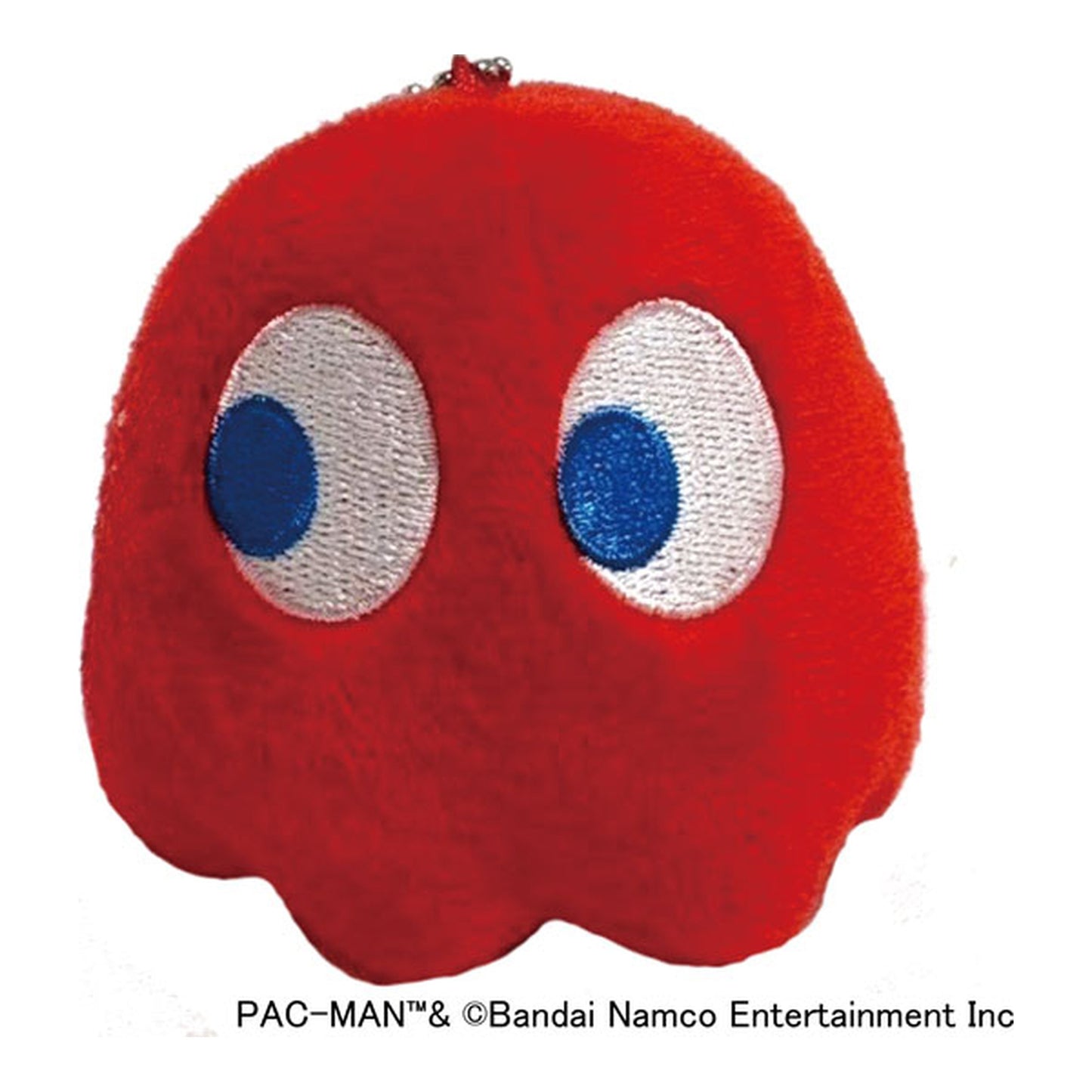 Pac-Man Ghost Mini Plush Keychain Blinky - Image 1