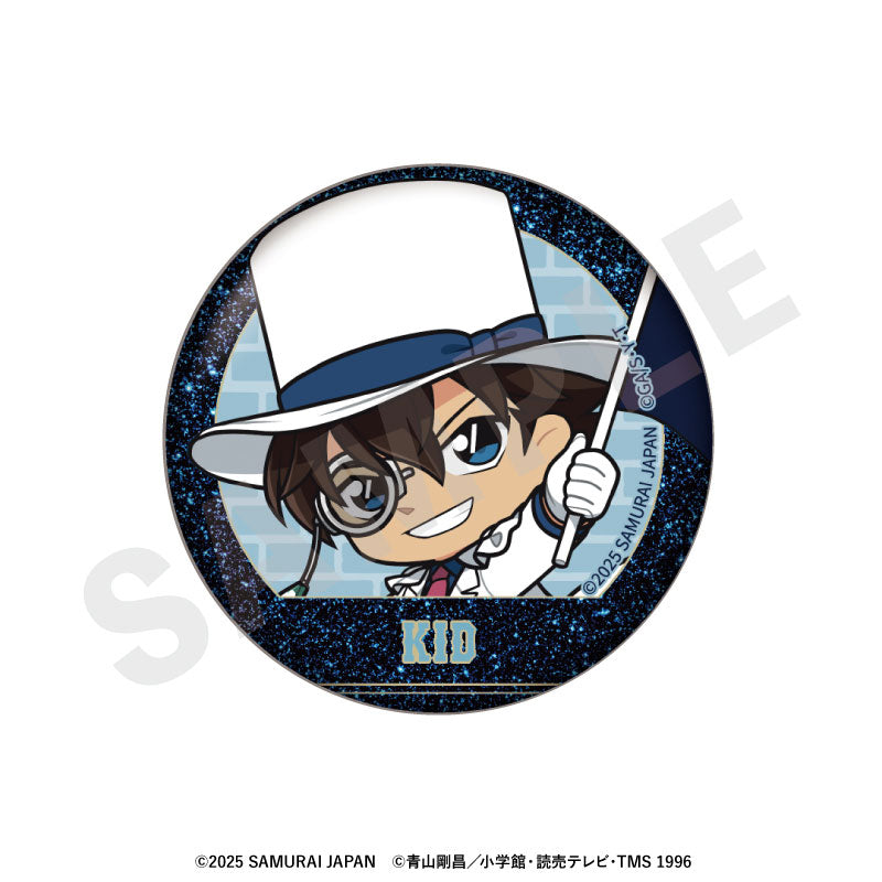Samurai Japan x Detective Conan Mini Chara Trading Shiny Tin Badge 8Pack BOX - Image 9