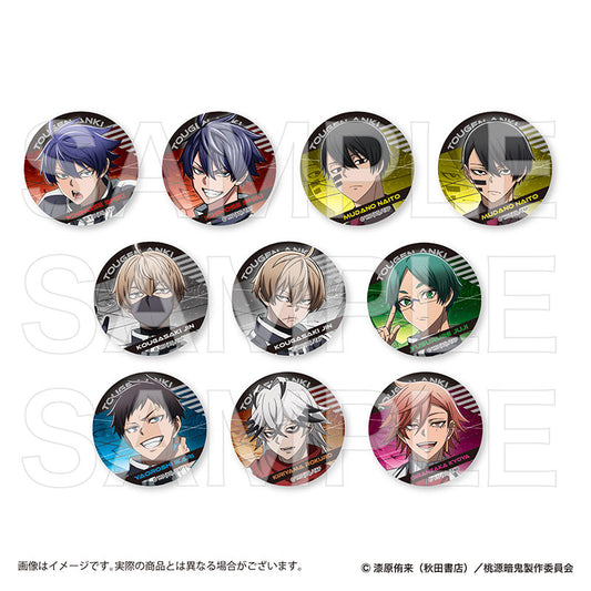 Touken Anki Trading Metallic Tin Badge 10Pack BOX - Image 2