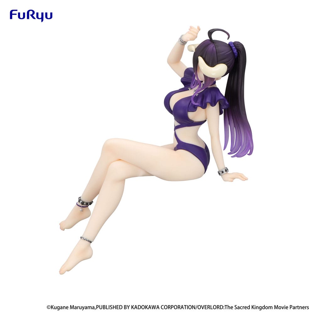 Overlord Noodle Stopper PVC Statue Albedo Swimsuit Dark Purple Color Ver. 16 cm