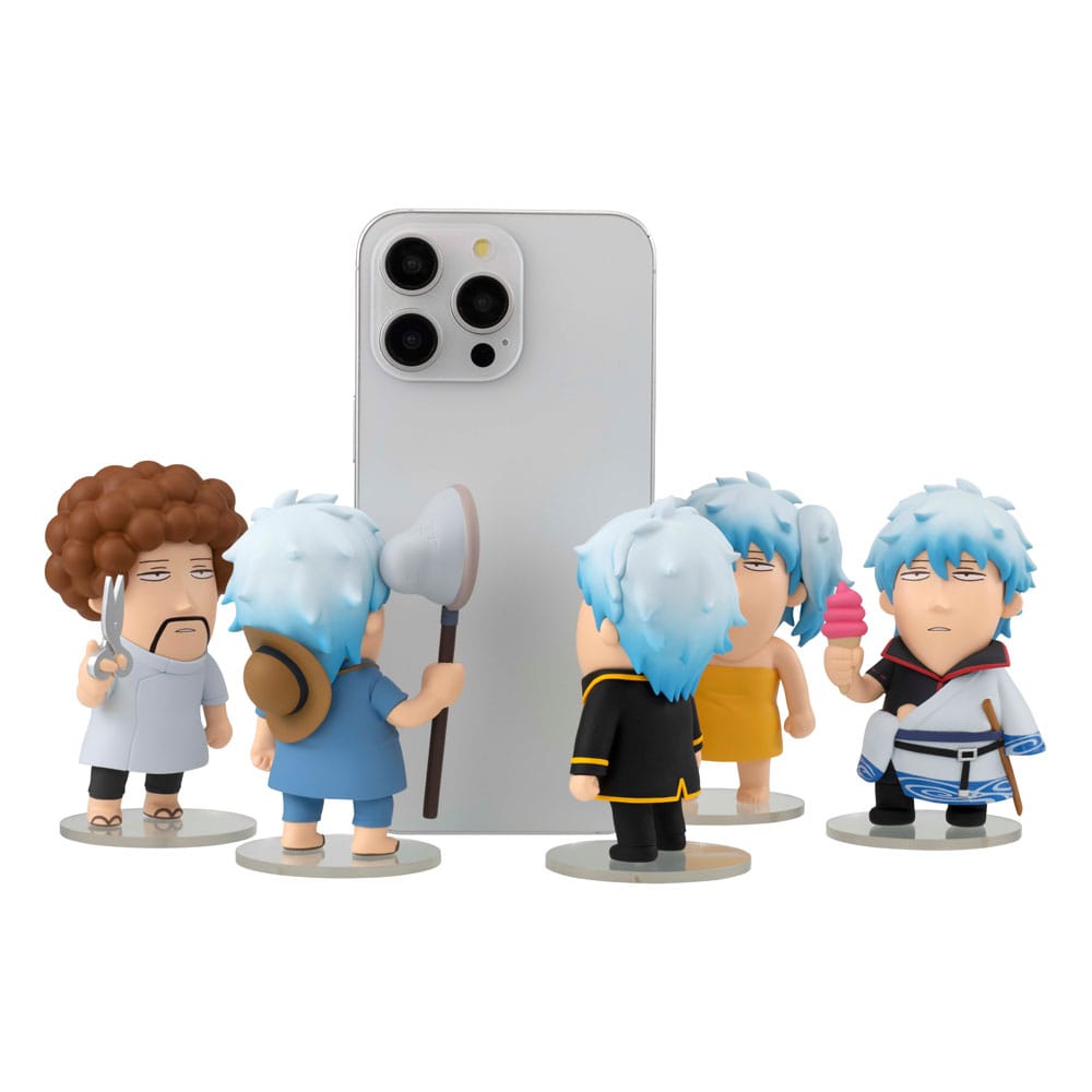 Gintama x Okawabukubu Trading Figure We love Ginsan 10 cm Blind Box Assortment (6)