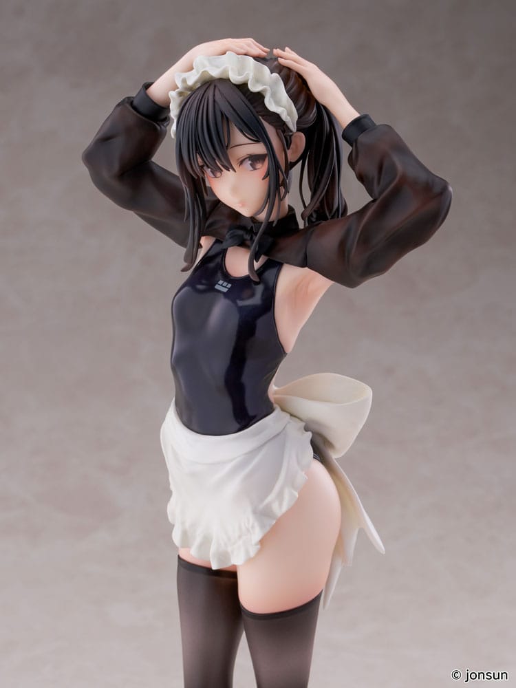 Original Character PVC Statue 1/6 Sakura Shiori Competition Swimsuit Maid 27 cm