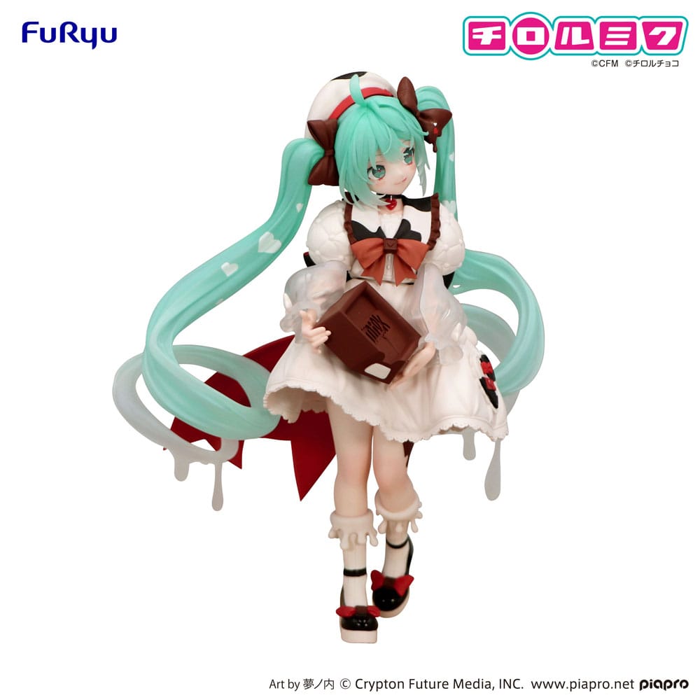 Hatsune Miku x Tirol Choco Trio-Try-iT PVC Statue Hatsune Miku Milk Ver. 18 cm