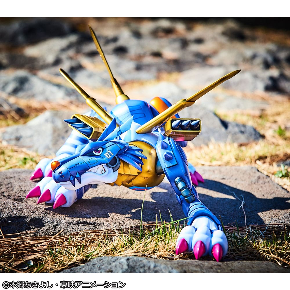 Digimon Adventure Precious G.E.M. Series PVC Statue Metal Garurumon & Ishida Yamato 30 cm