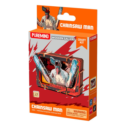 Chainsaw Man Model Kit Wooden Gallery (S) Chainsaw Devil