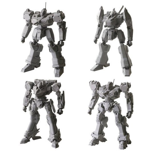 Armored Core Structure Arts Plastic Model Kits 4-Pack Series 1