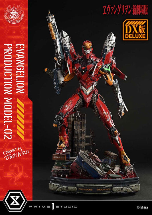 Rebuild of Evangelion Ultimate Diorama Masterline Series Statue Evangelion Production Model-02 (Concept By Josh Nizzi) Deluxe Version 73 cm