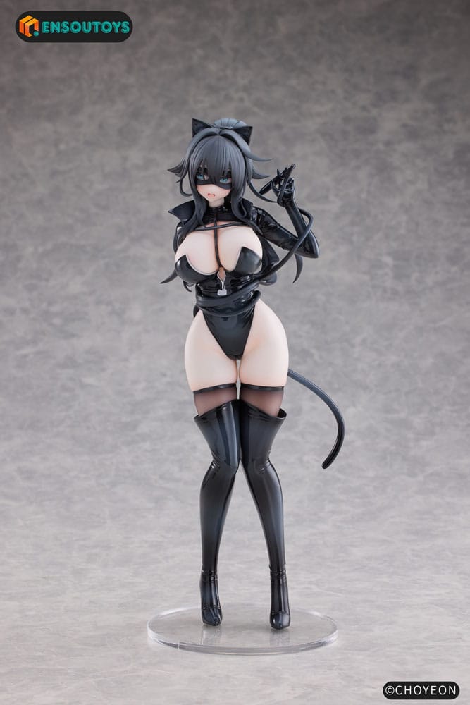 K Pring Original Character Statue 1/6 Cat Woman Happy-chan 27 cm